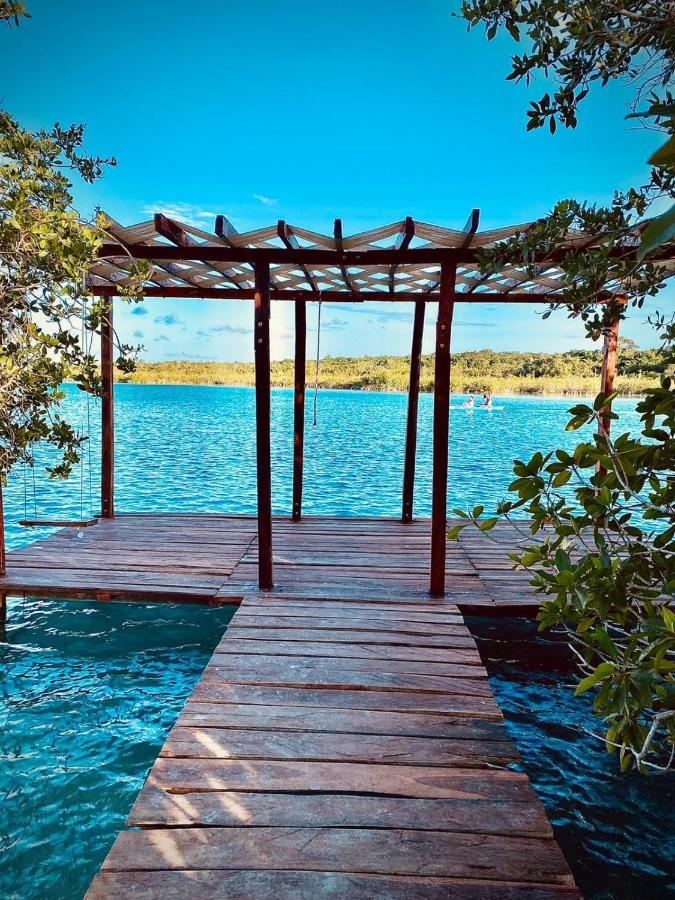 Hotel Y Beach Club Casa Mia Xulha -Bacalar Xul-Ha Kültér fotó
