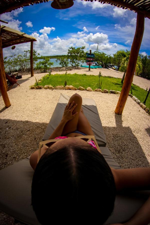 Hotel Y Beach Club Casa Mia Xulha -Bacalar Xul-Ha Kültér fotó